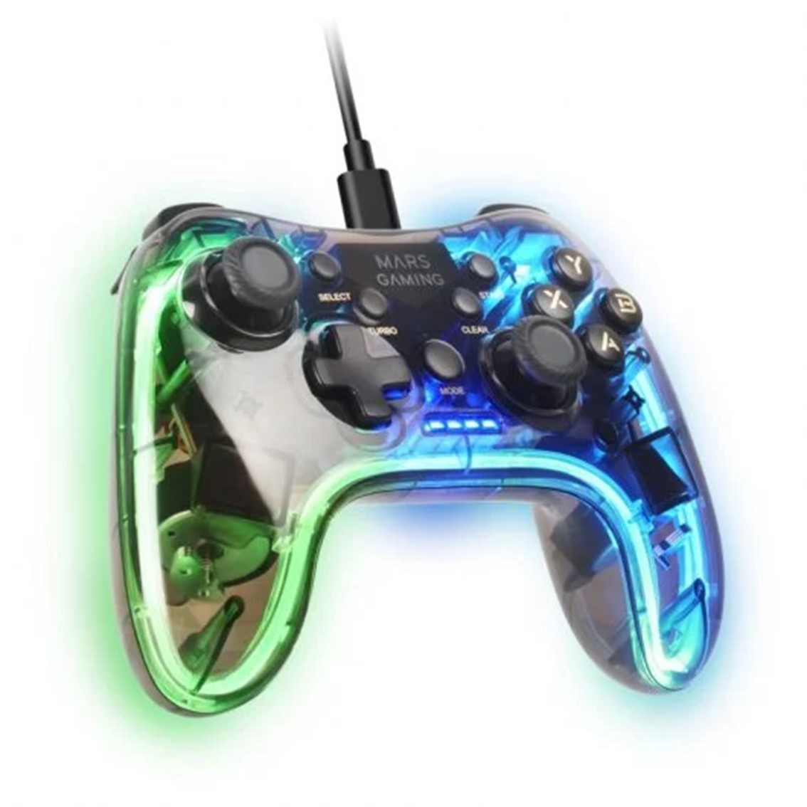 MANDO MARS GAMING MGP-C MULTIPLATAFORMA NEON