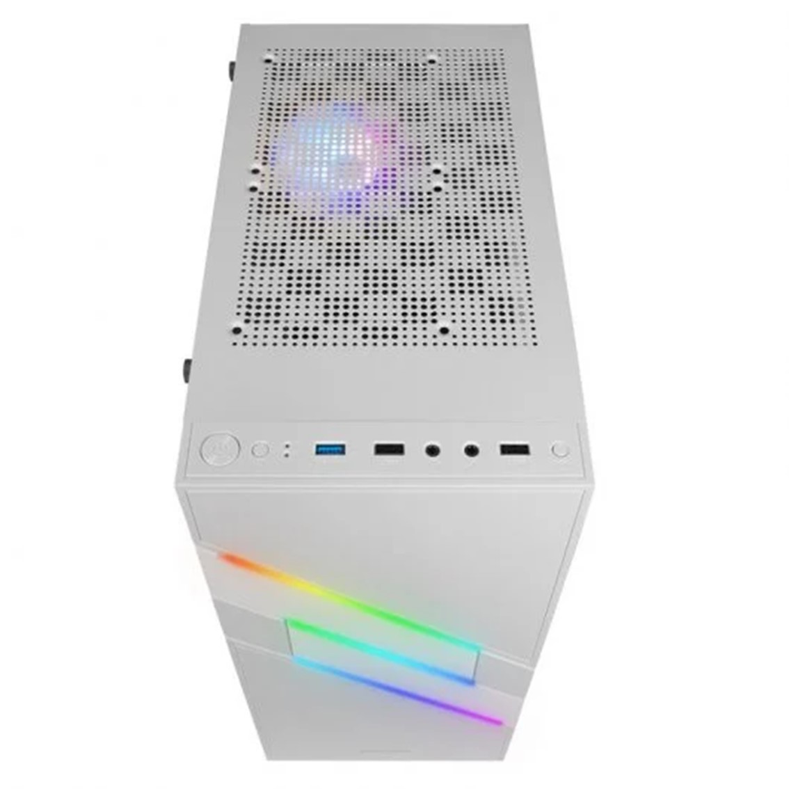 CAJA ORDENADOR MARS GAMING MC-U3 BLANCO ATX 1 X USB 3.0 2 X USB 2.0 1 X 120MM ARGB
