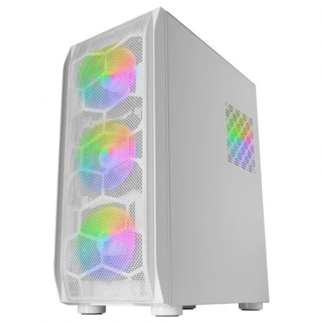 CAJA ORDENADOR MARS GAMING MC-KX BLANCO E-ATX 1 X USB 3.0 2 X USB 2.0 5 X 120MM ARGB