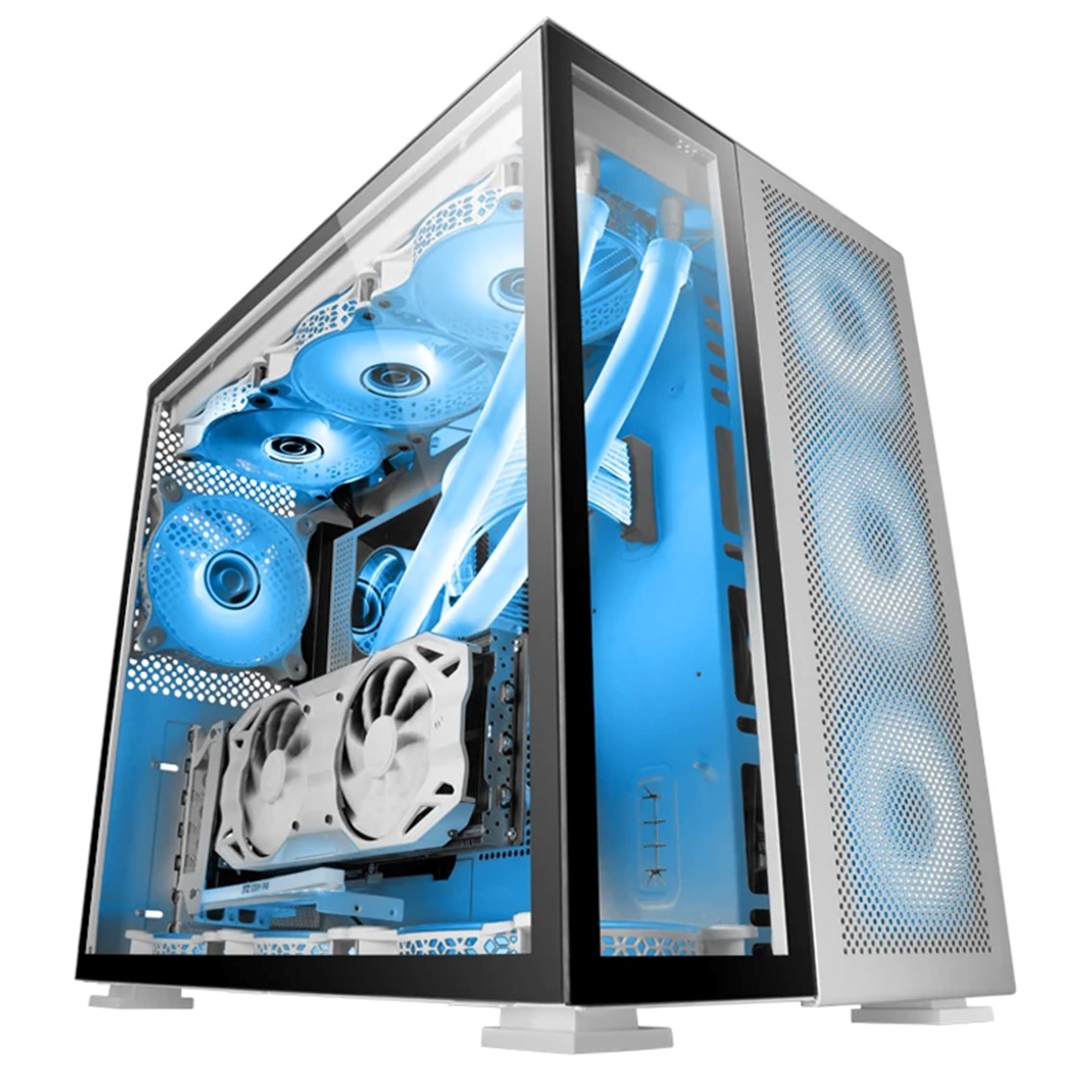 CAJA ORDENADOR MARS GAMING MCNOVA XXL ALUMINIO ATX 1 X USB 3.0 2 X USB 2.0