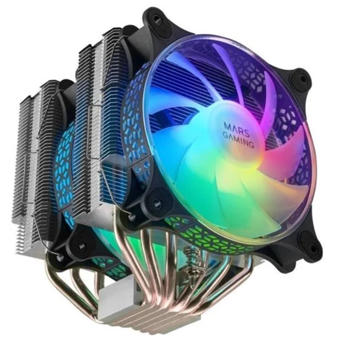 VENTILADOR DISIPADOR CPU MARS GAMING MCPU-XT 120MM ARGB NEGRO