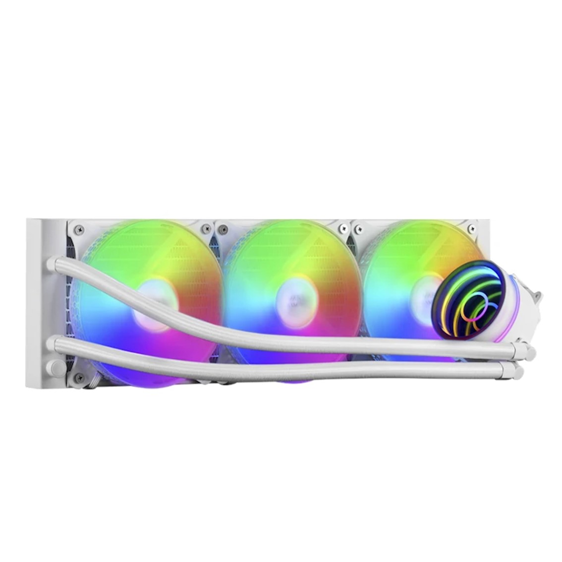 KIT REFRIGERACION MARS GAMING MLONE360 BLANCO 550W 3 X 120MM FRGB