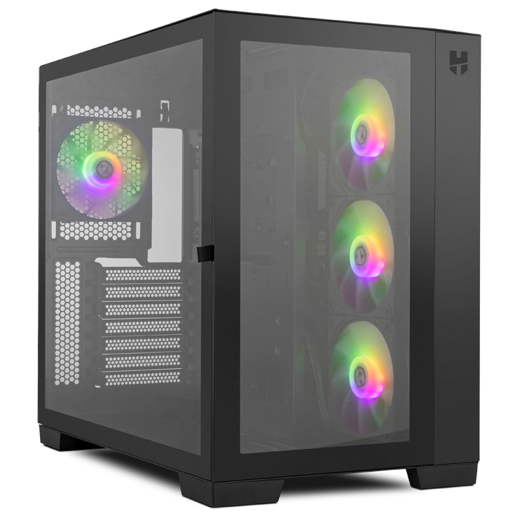 CAJA ORDENADOR GAMING NOX HUMMER ASTRA ATX 2 X USB 3.0 1 X USB TIPO C 4 X 120MM ARGB