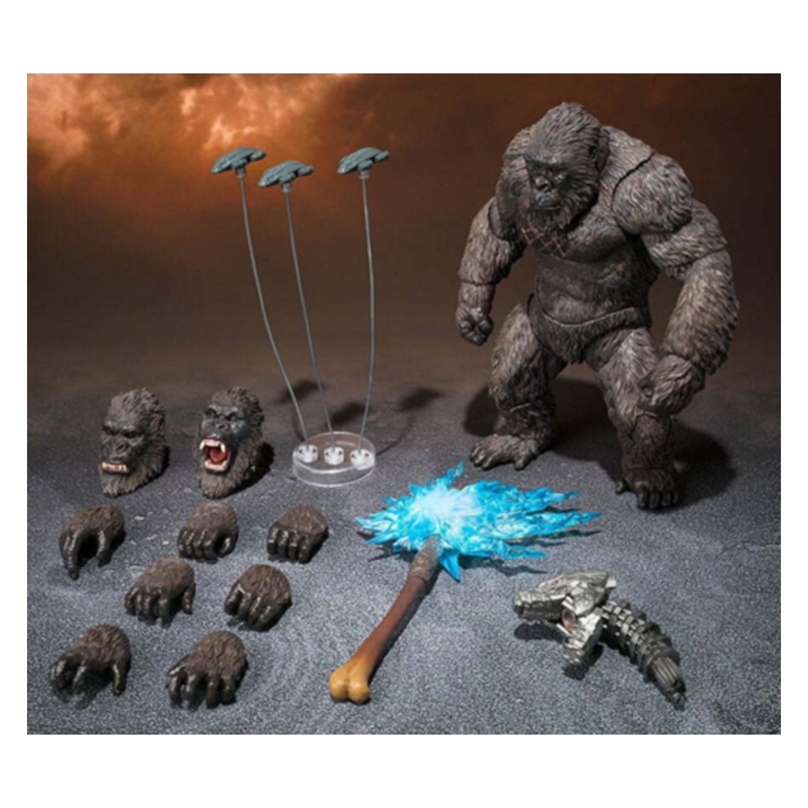 FIGURA TAMASHII NATIONS SH FIGUARTS CINE KONG FROM GODZILLA VS KONG EECE MONSTER ARTS EXCLUSIVA 2022