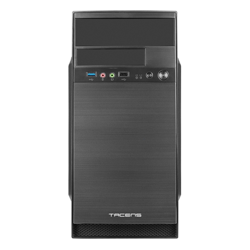 CAJA ORDENADOR MICROATX TACENS AC4500 FUENTE 500W NEGRA