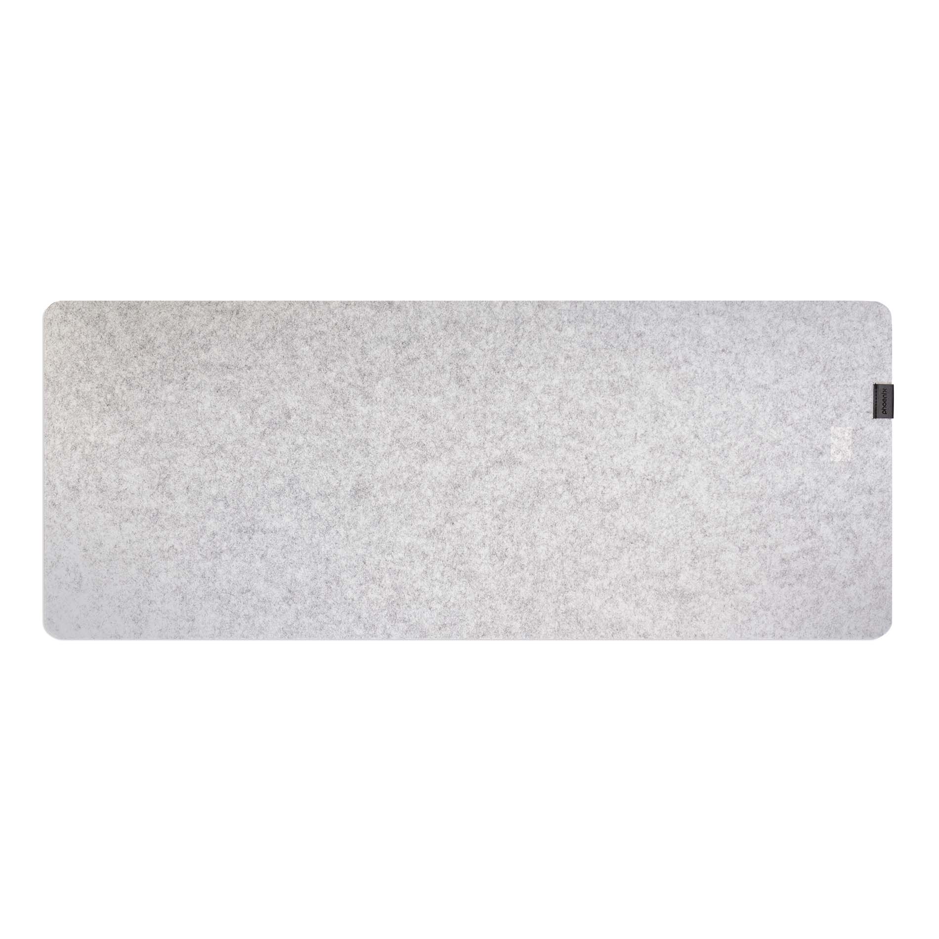 Phoenix Sizigia Alfombrilla Premium de Fieltro para Escritorio Gris XL