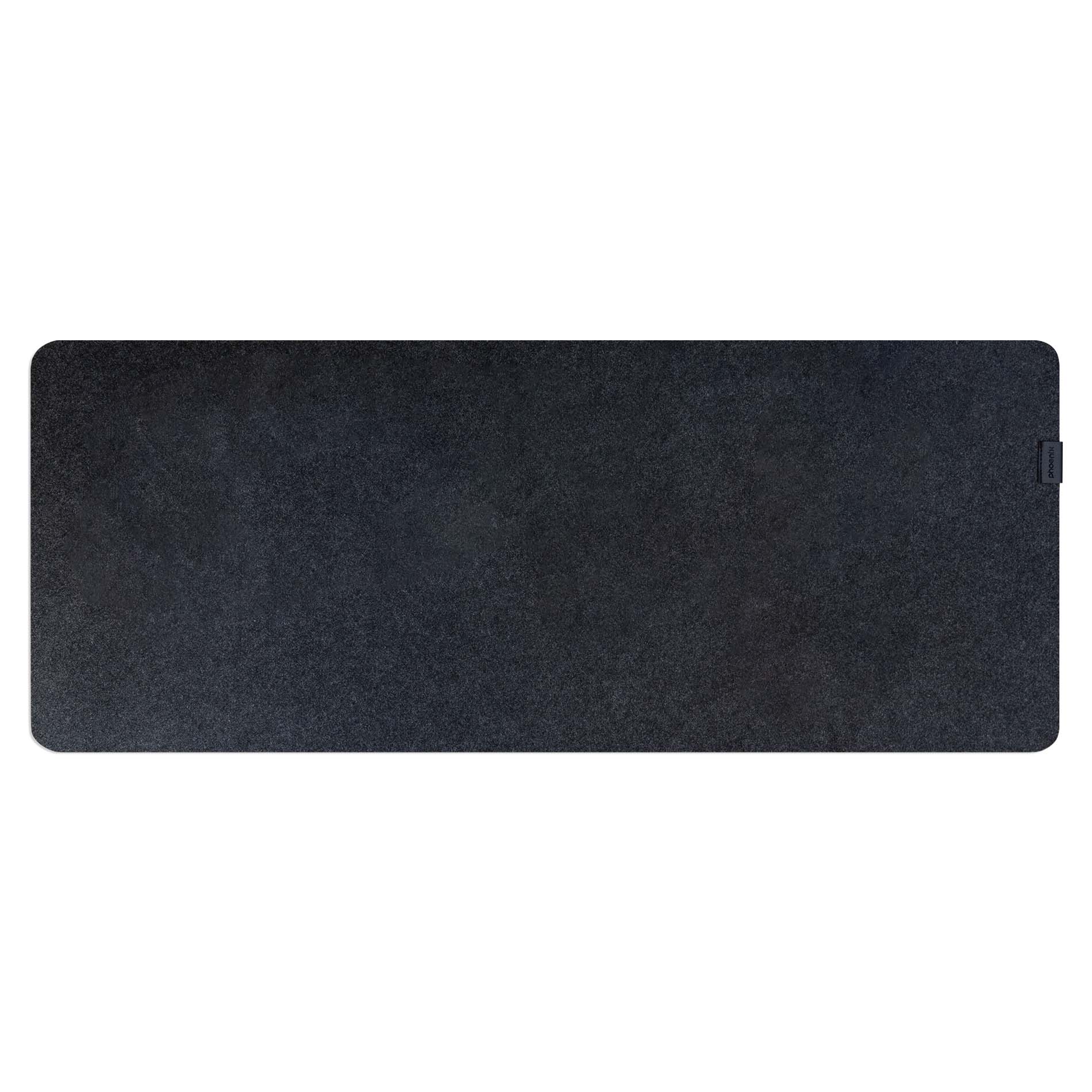 Phoenix Sizigia Alfombrilla Premium de Fieltro para Escritorio Gris Oscuro XL