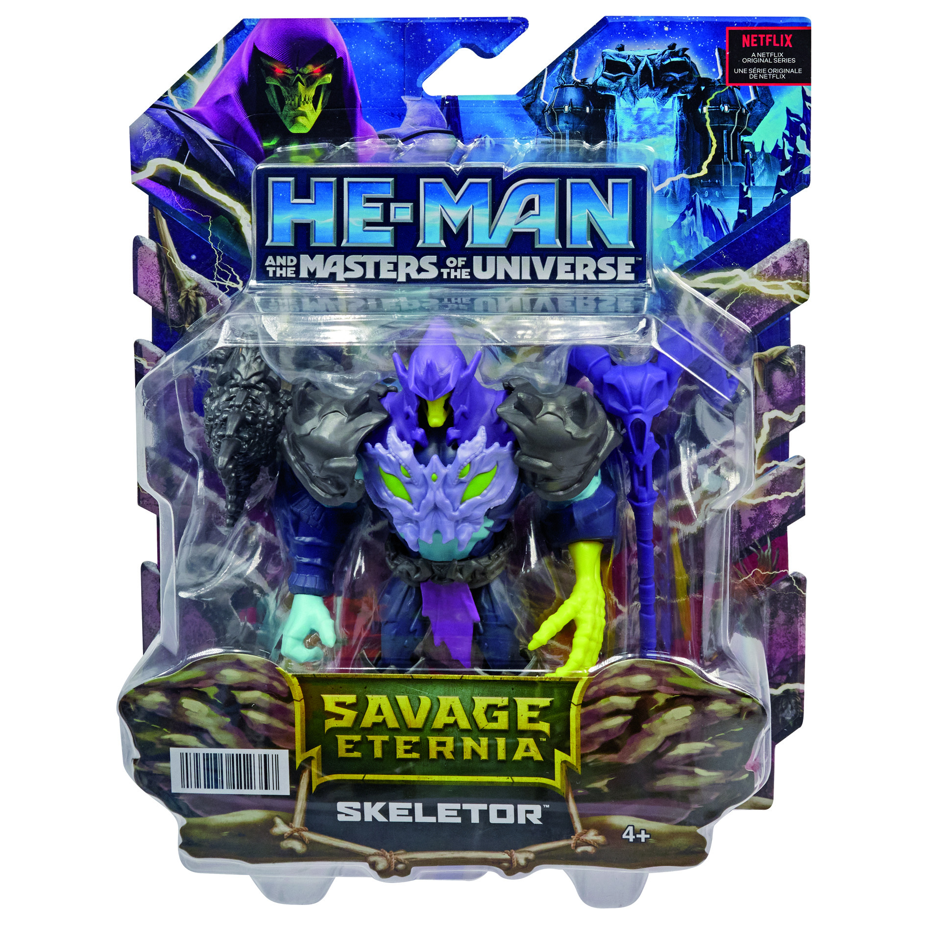 FIGURA MATTEL MASTERS OF THE UNIVERSE SAVAGE ETERNIA SKELETOR