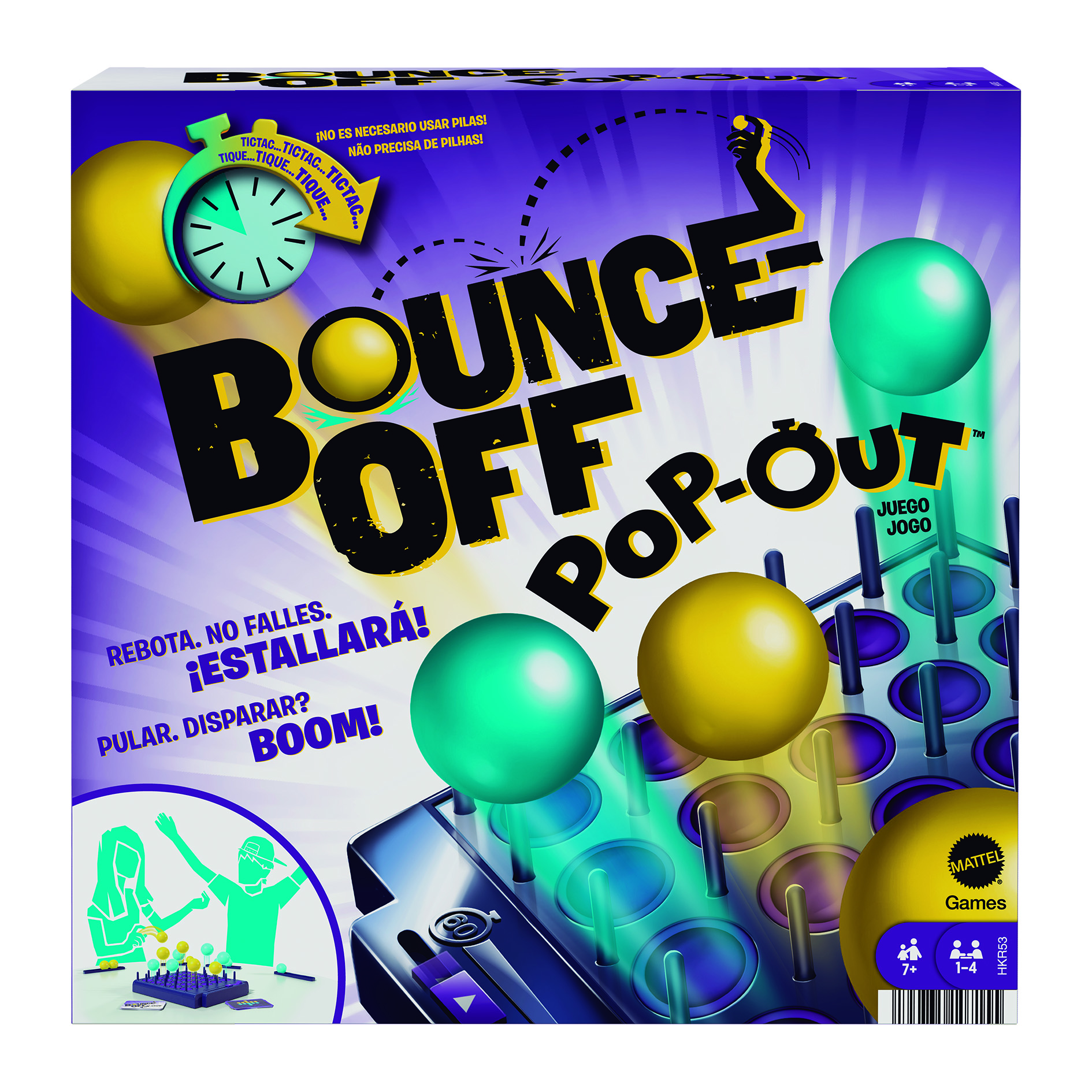JUEGO DE MESA MATTEL BOUNCE OFF POP-OUT!