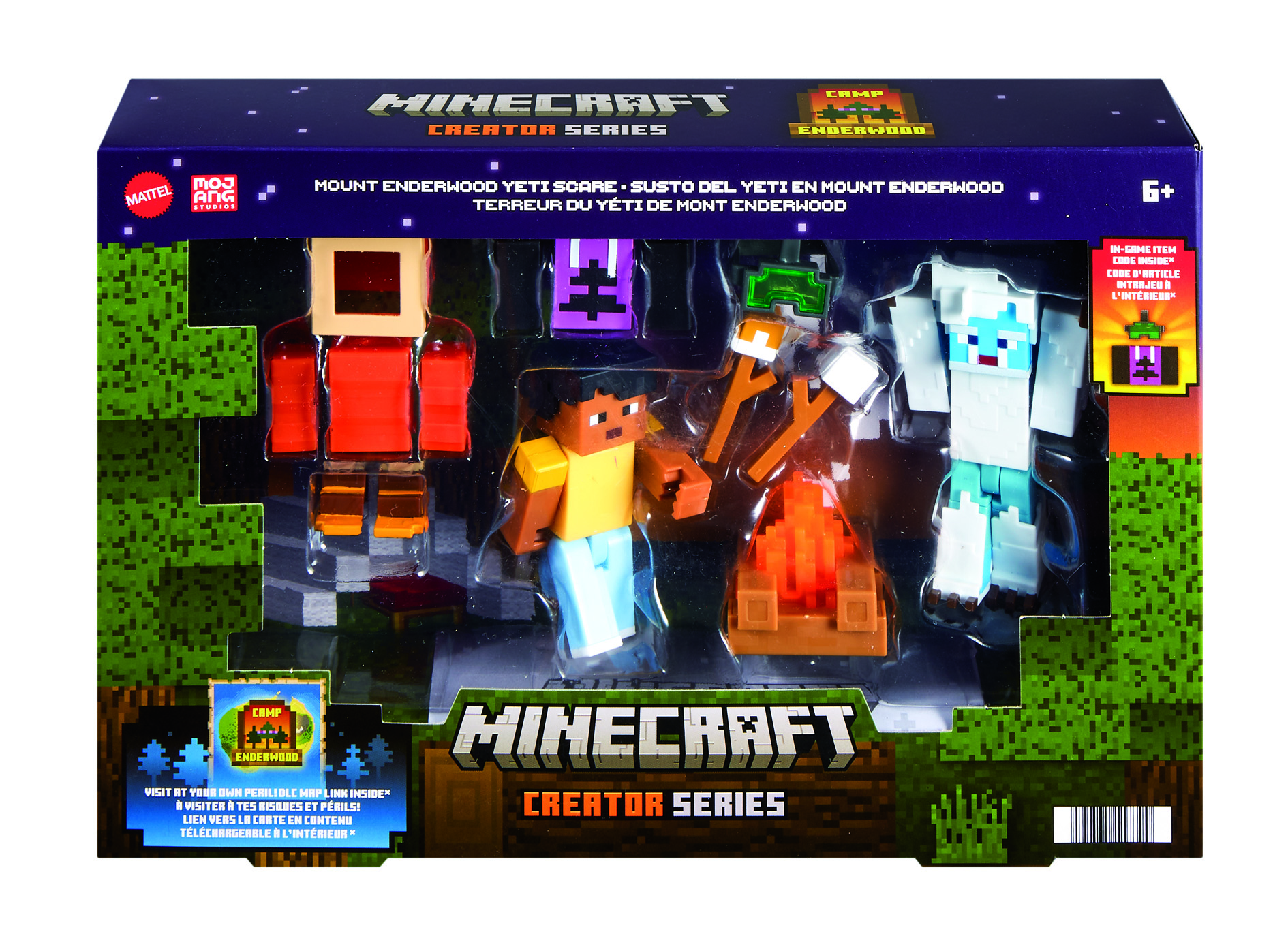 FIGURA MATTEL MINECRAFT CREATOR SERIES SUSTO DEL YETI