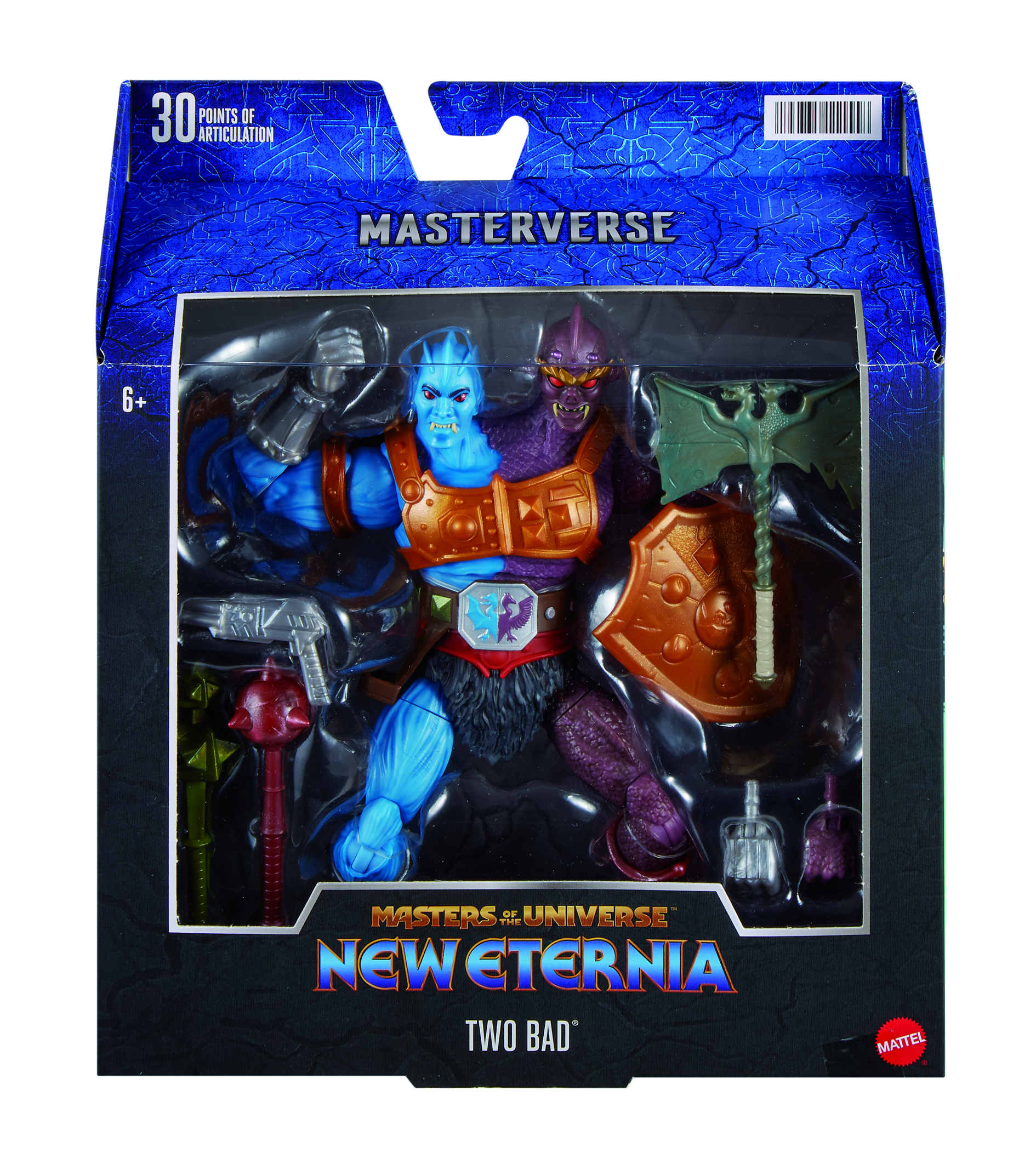 FIGURA MATTEL MASTERS OF THE UNIVERSE NEW ETERNIA TWO-BAD GRANDE