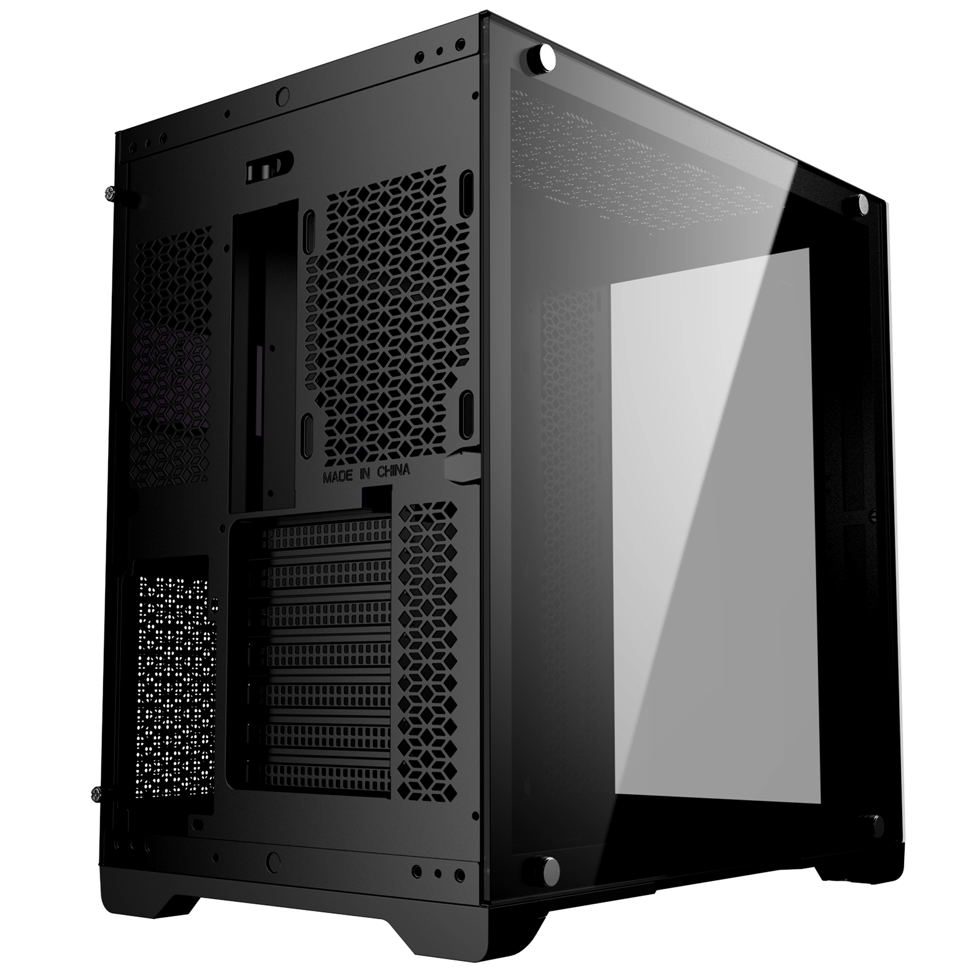 CAJA ORDENADOR PHOENIX GAMING ZEPHYR CUBO ATX DOBLE CRISTAL TEMPLADO SOPORTE GPU HASTA 380MM