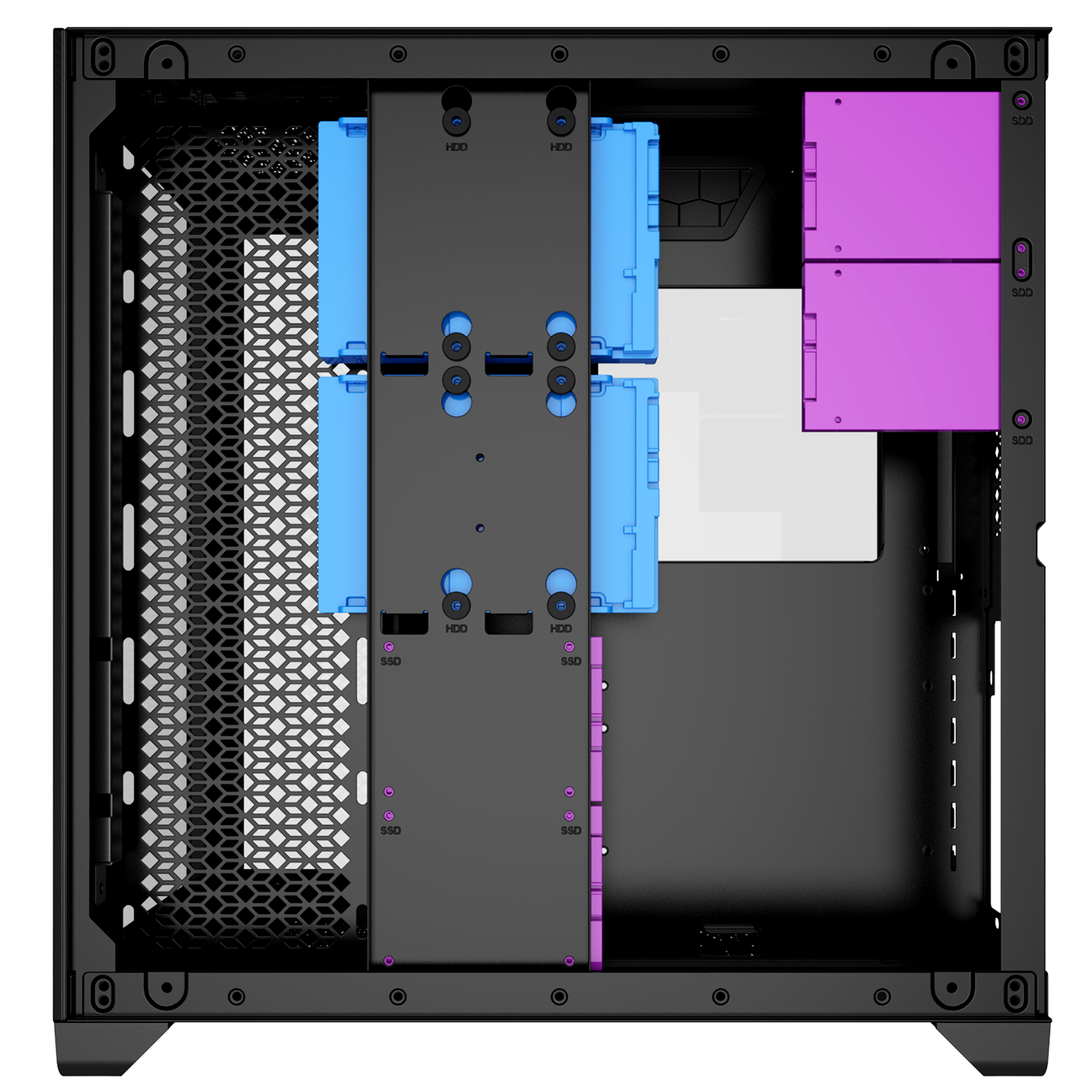 CAJA ORDENADOR PHOENIX GAMING ZEPHYR CUBO ATX DOBLE CRISTAL TEMPLADO SOPORTE GPU HASTA 380MM