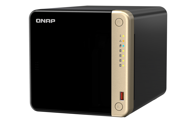 SERVIDOR NAS QNAP TS-464-8G 4XHDD-Bay 2x2.5GbE 4xUSB