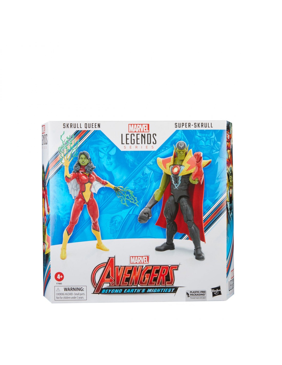 FIGURA HASBRO MARVEL LEGENDS SERIES AVENGERS SKRULL QUEEN & SUPER-SKRULL