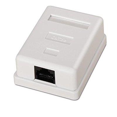 NANOCABLE ROSETA SUPERFICIE CAT.6 UTP 1 TOMA