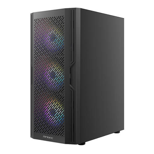 CAJA ORDENADOR GAMING ANTEC AX20 MATX 1 X USB 3.0 2 X USB 2.0 3 X 120MM NEGRO