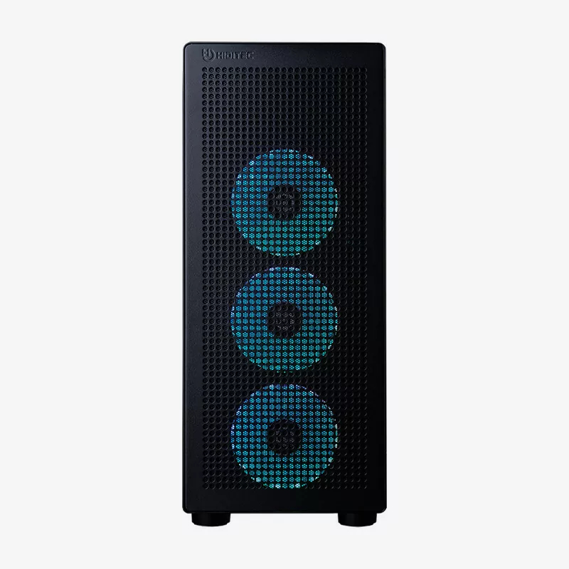 CAJA ORDENADOR GAMING HIDITEC ATX H1 AIR ARGB CRISTAL TEMPLADO