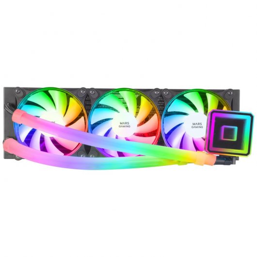 KIT DE REFRIGERACION MARS GAMING ML-ULTRA360 NEGRO 650W 3 X 120MM RGB