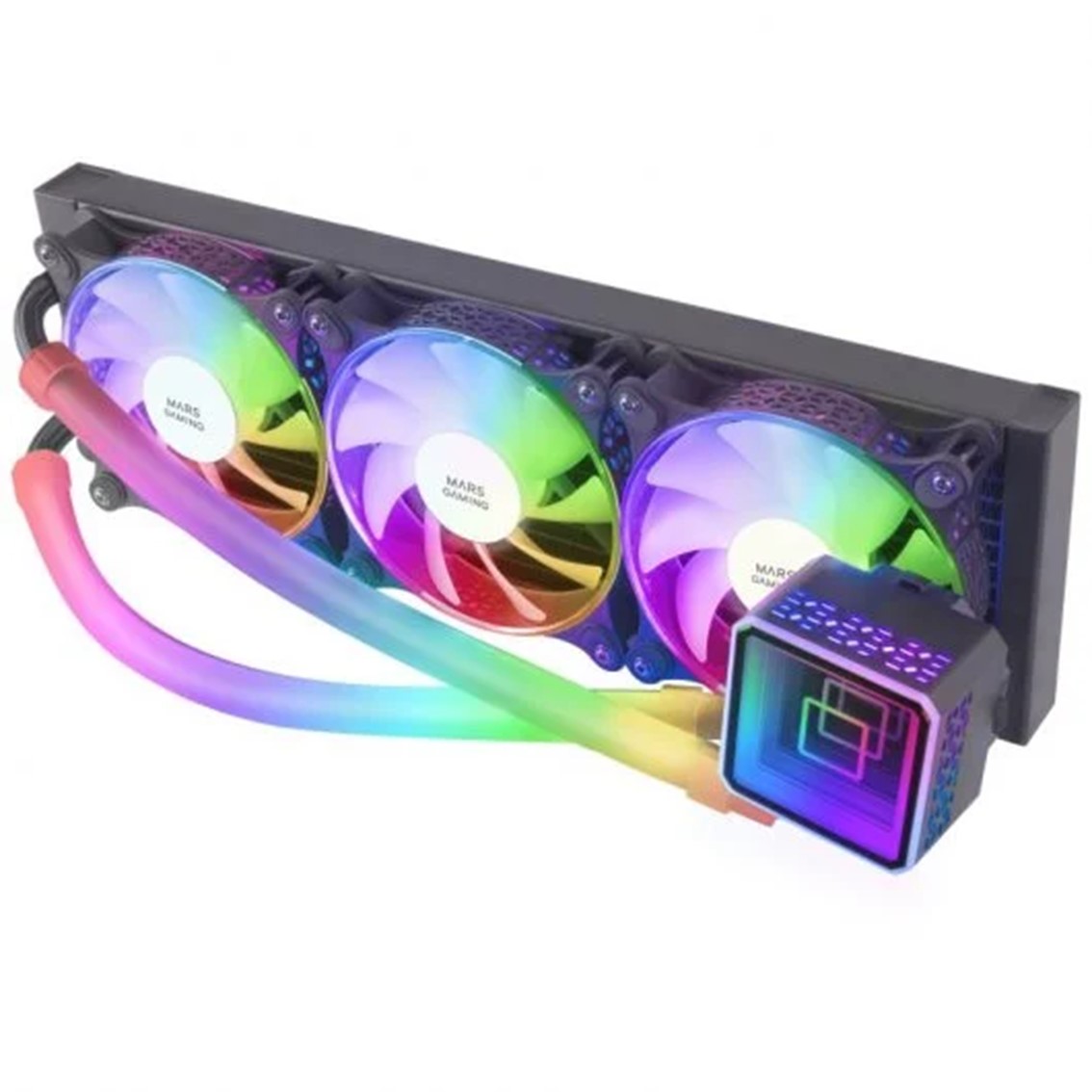KIT DE REFRIGERACION MARS GAMING ML-ULTRA360 NEGRO 650W 3 X 120MM RGB