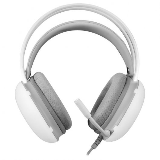 AURICULARES MARS GAMING MH-GLOW JACK 3.5MM RGB BLANCOS