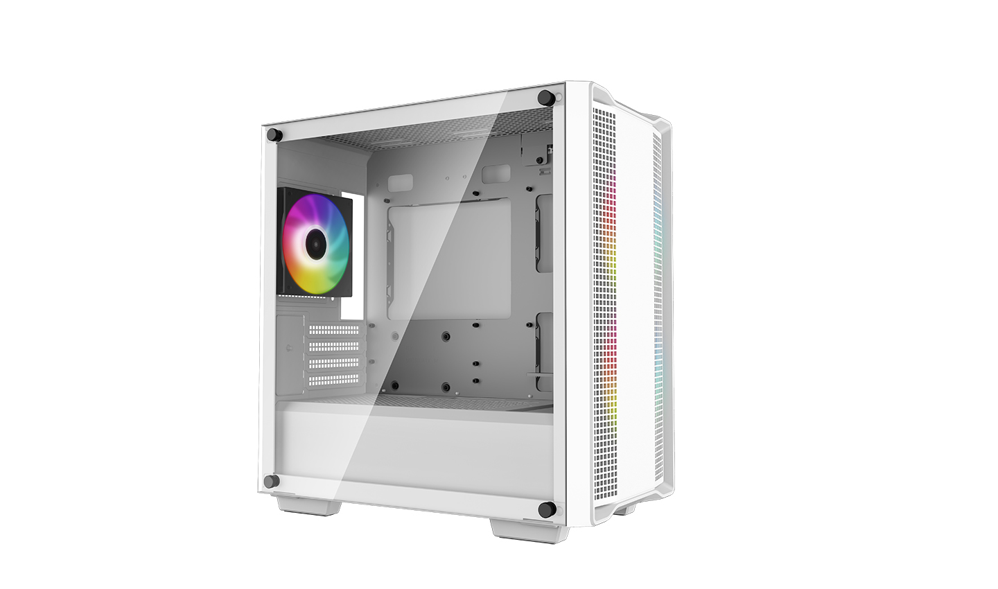 CAJA ORDENADOR GAMING DEEPCOOL CC360 BLANCO M-ATX 1 X USB 3.0 1 X USB 2.0 3 X 120MM