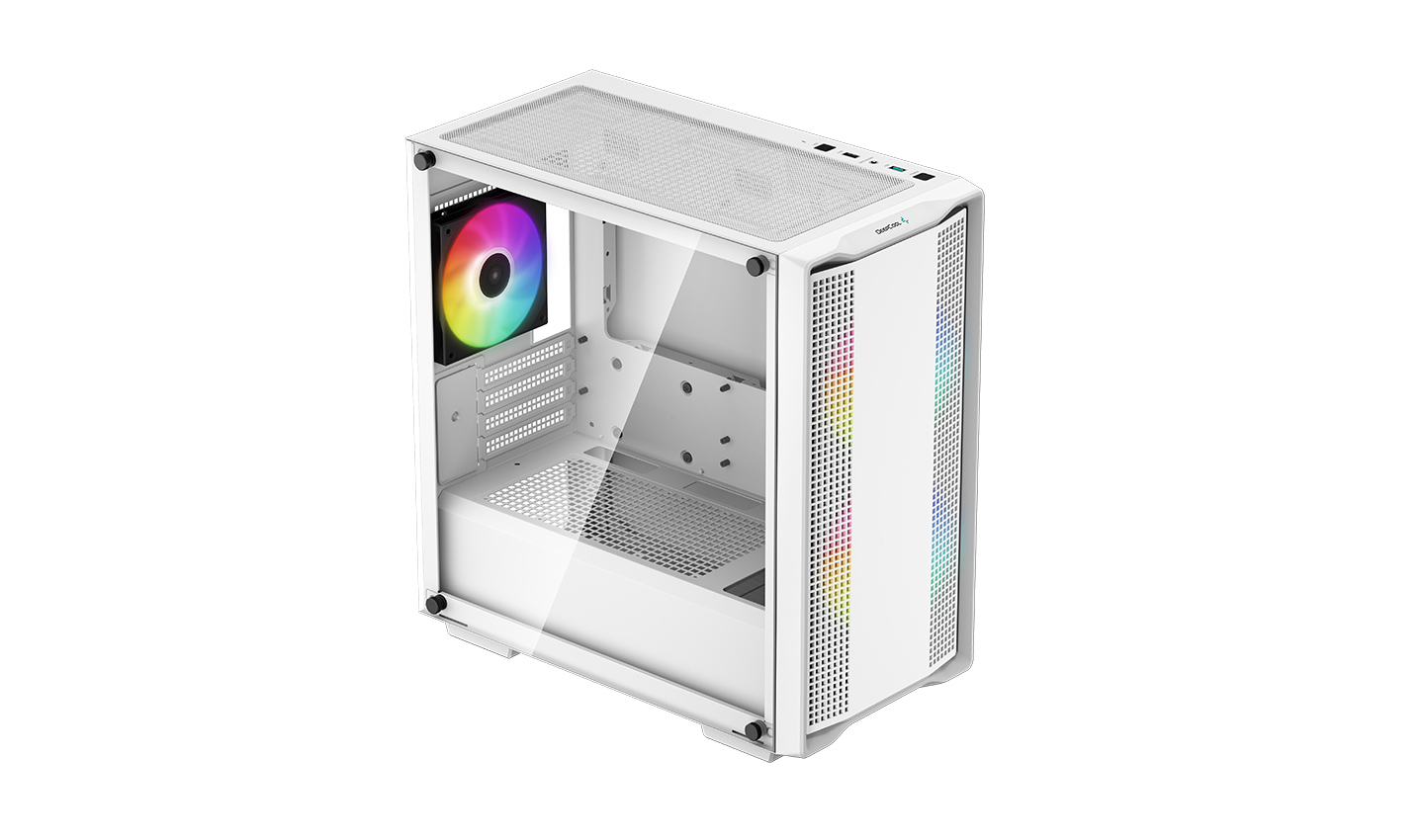 CAJA ORDENADOR GAMING DEEPCOOL CC360 BLANCO M-ATX 1 X USB 3.0 1 X USB 2.0 3 X 120MM