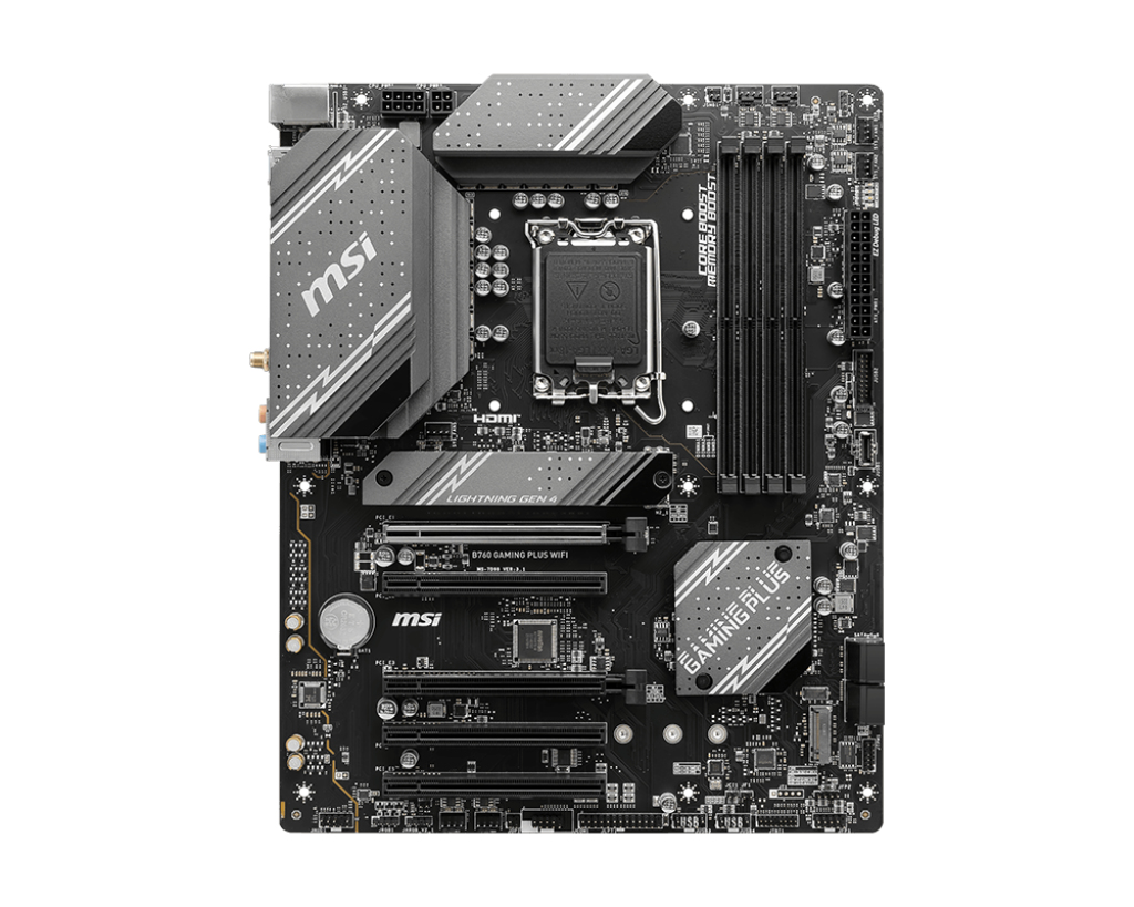 PLACA BASE MSI 1700 B760 GAMING PLUS WIFI ATX/ 4X DDR5/ 4X SATA3/ 2X USB 3.2/ 1X USB TIPO C/ 4X USB 2.0 911-7D98-007