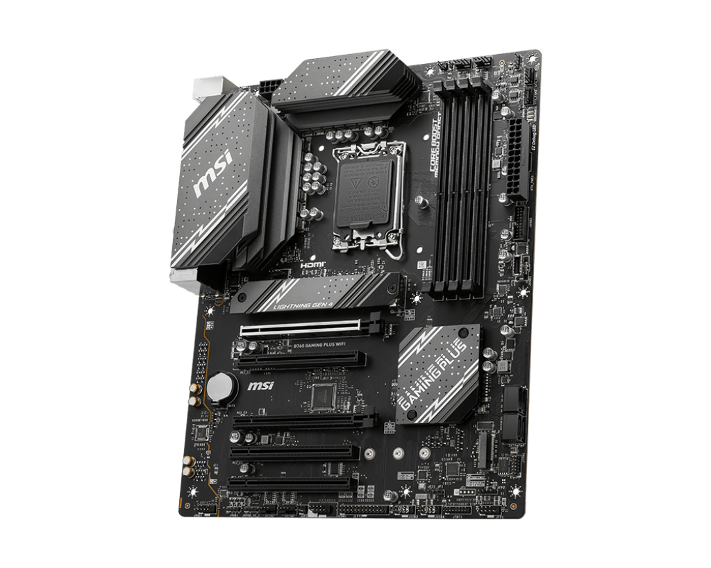 PLACA BASE MSI 1700 B760 GAMING PLUS WIFI ATX/ 4X DDR5/ 4X SATA3/ 2X USB 3.2/ 1X USB TIPO C/ 4X USB 2.0 911-7D98-007