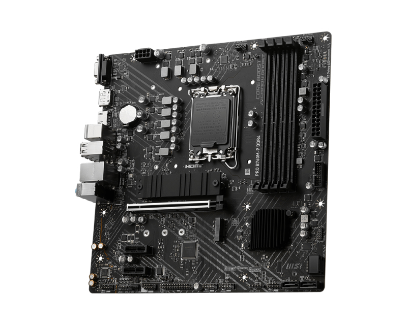 PLACA BASE MSI 1700 PRO B760M-P M-ATX/ 4X DDR5/ 4X SATA3/ 2X USB 3.2/ 1X USB TIPO/ 4X USB 2.0 911-7E02-009
