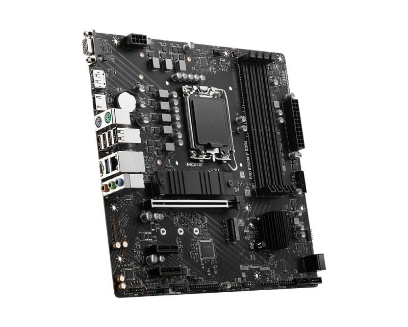 PLACA BASE MSI 1700 PRO B760M-P M-ATX/ 4X DDR5/ 4X SATA3/ 2X USB 3.2/ 1X USB TIPO/ 4X USB 2.0 911-7E02-009