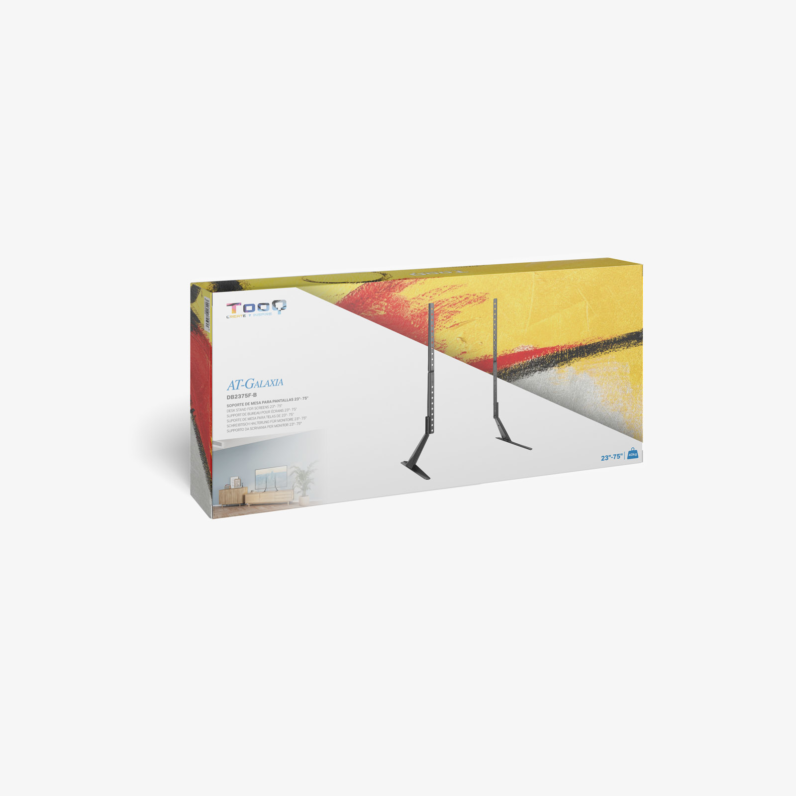 SOPORTE DE MESA TOOQ PARA PANTALLAS 23"-75"