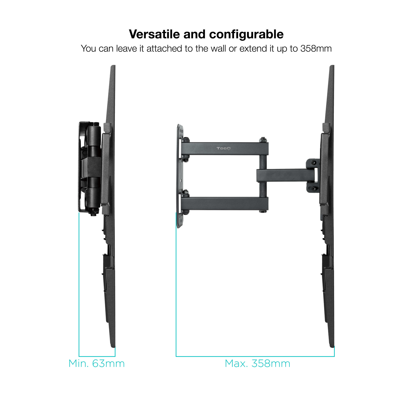 SOPORTE DE PARED TOOQ PARA PANTALLAS 32"- 55"