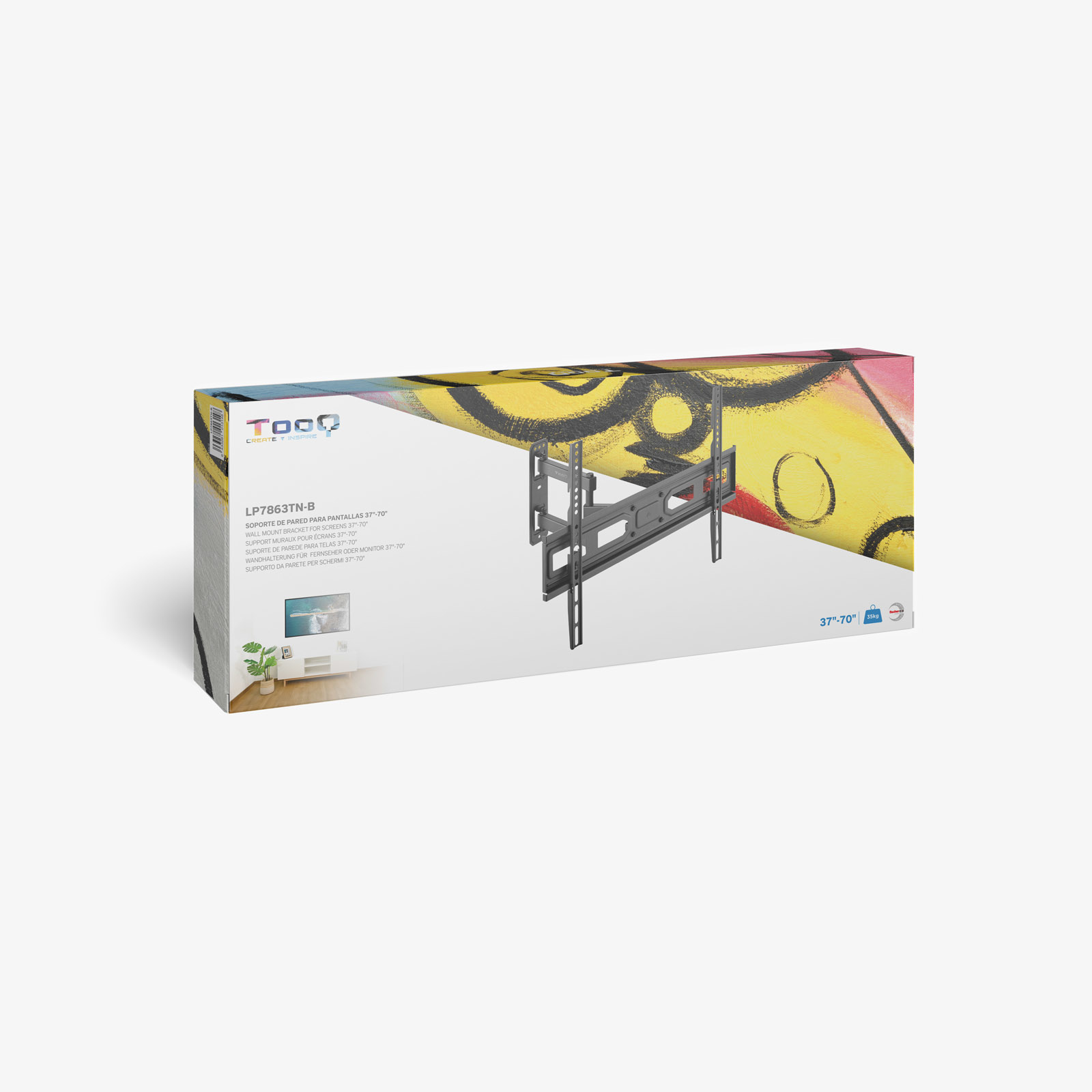 SOPORTE DE PARED TOOQ PARA PANTALLAS 37"- 70"