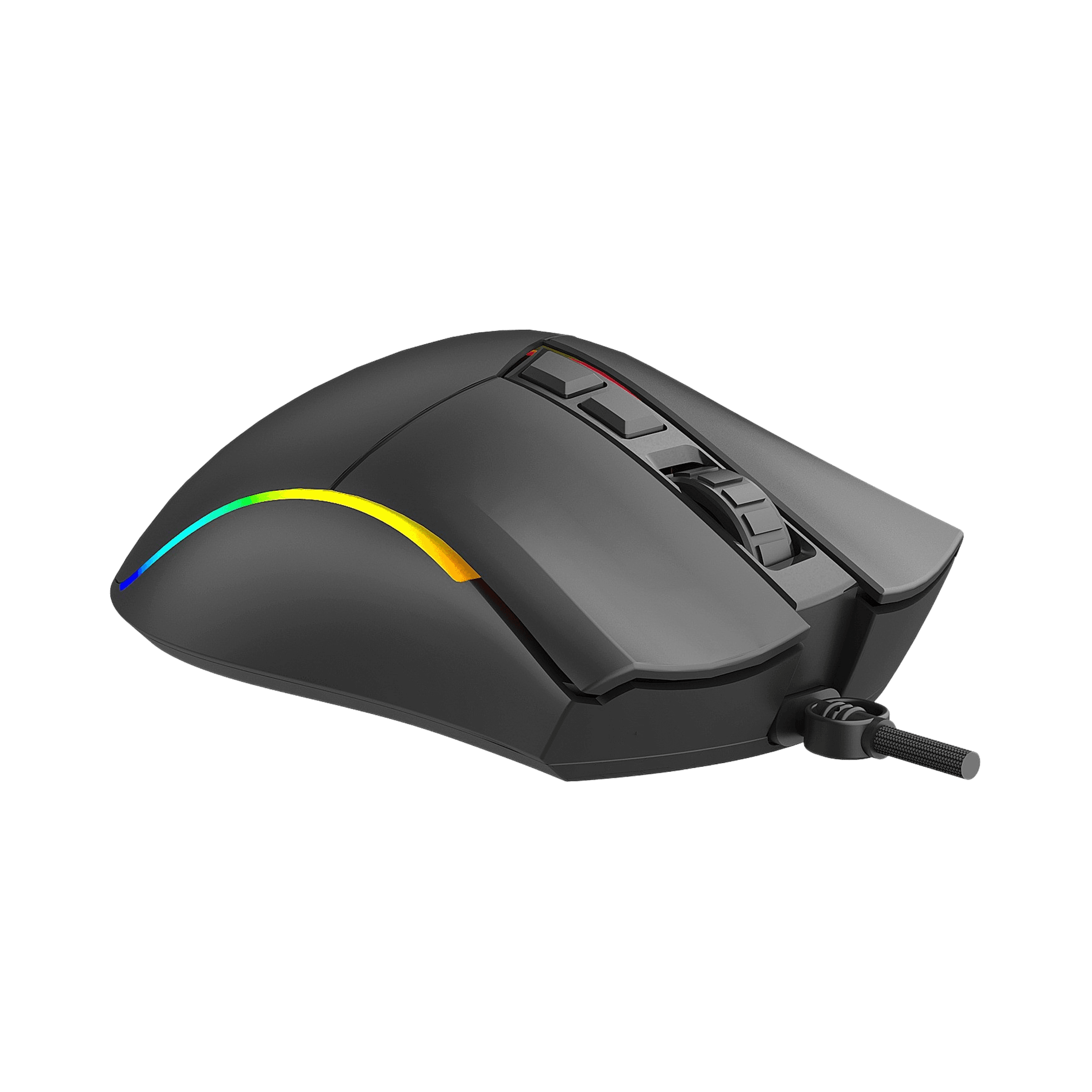 Raton Gaming Phoenix Void 12000 DPI de alto rendimiento negro RGB usb