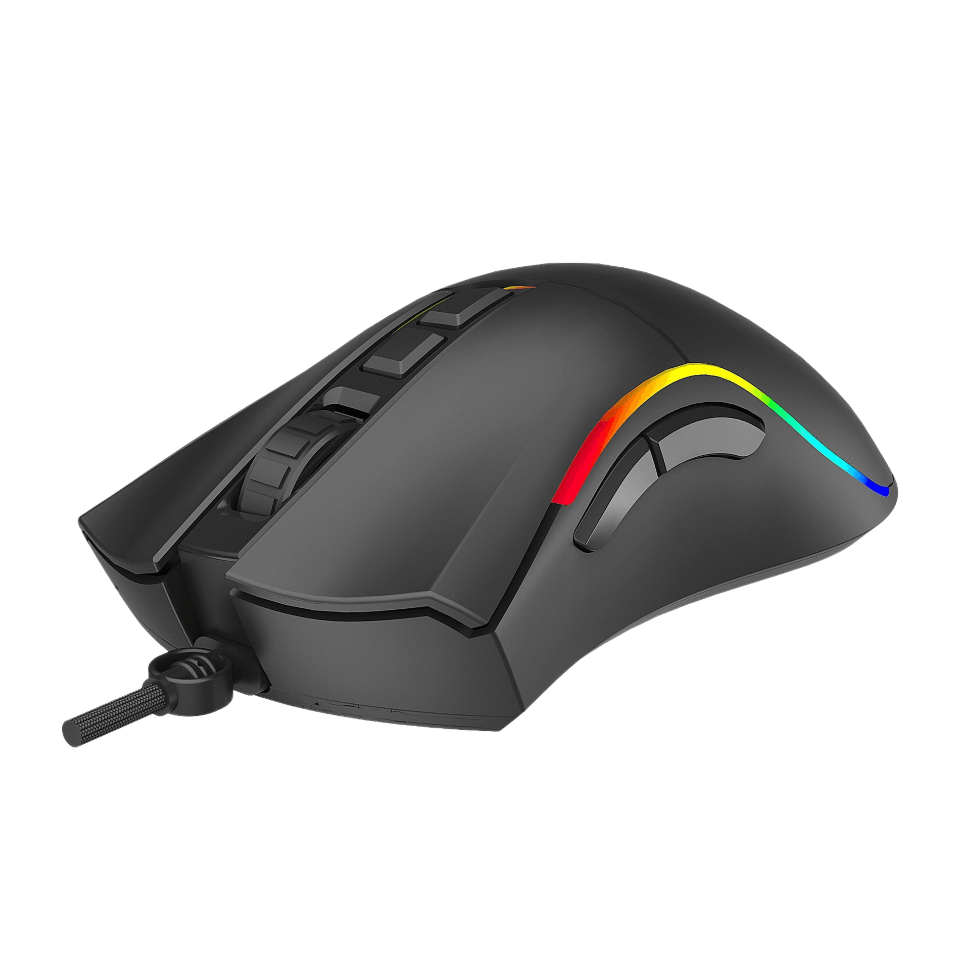 Raton Gaming Phoenix Void 12000 DPI de alto rendimiento negro RGB usb