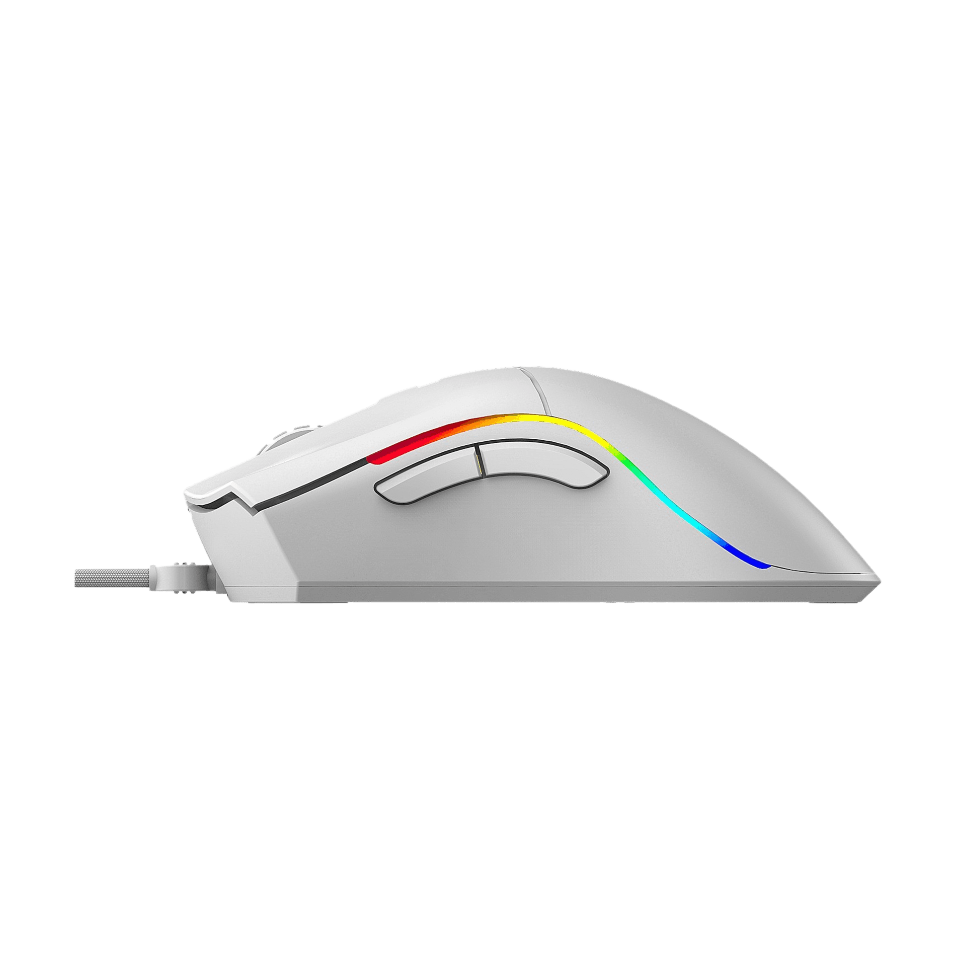 Raton Phoenix Gaming Void 12000 DPI de alto rendimiento blanco RGB USB configurable