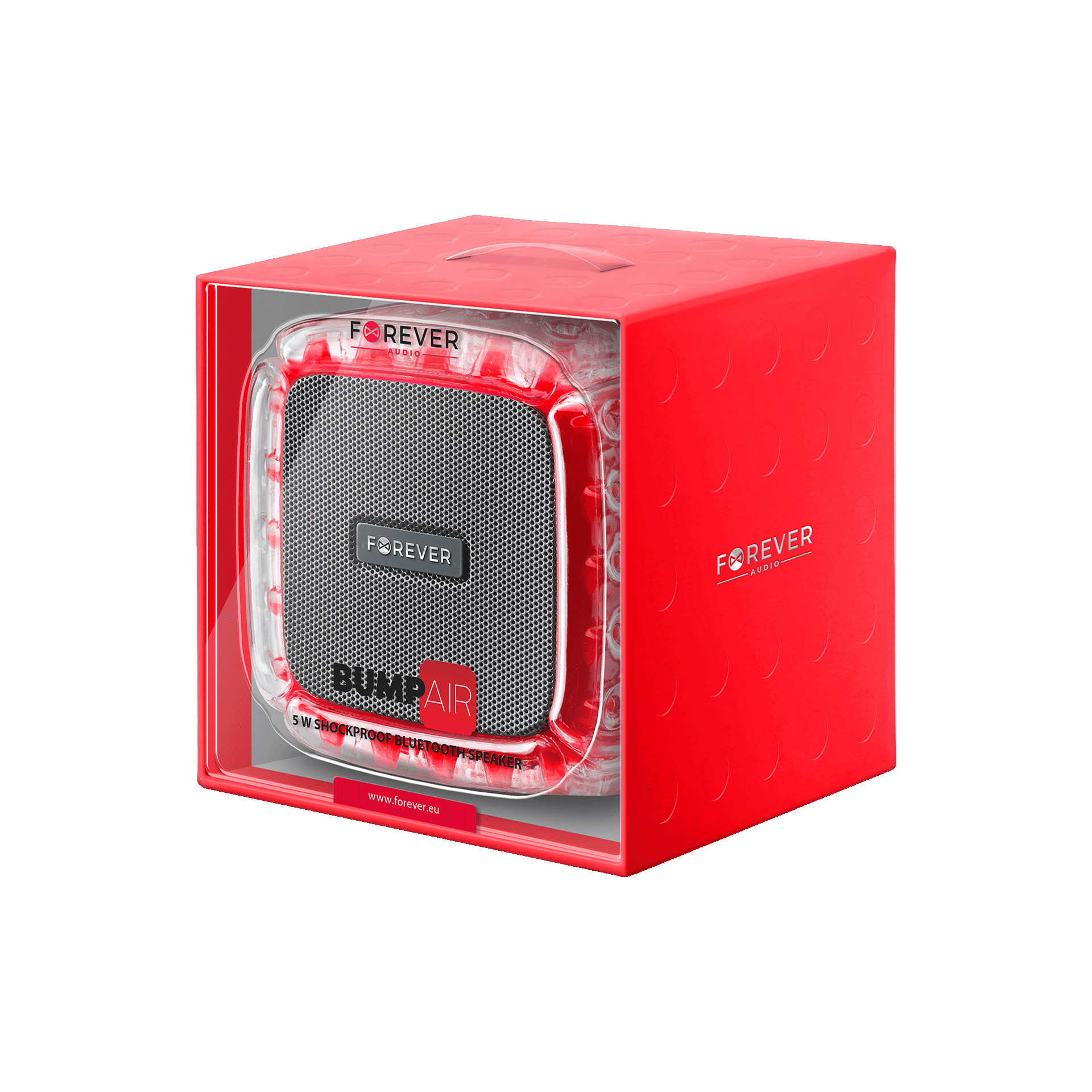 ALTAVOZ BLUETOOTH FOREVER BUMPAIR BS-700 RED COLOR ROJO