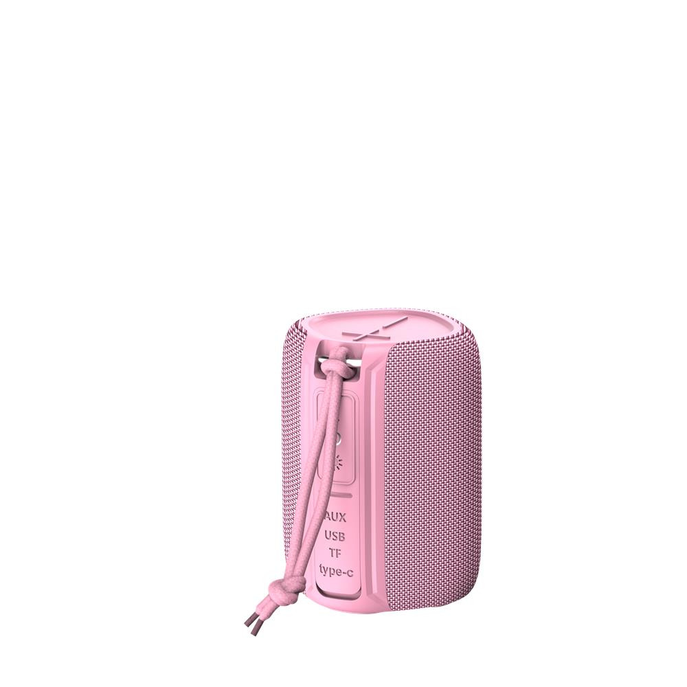 ALTAVOZ BLUETOOTH FOREVER BS-10 LED PINK COLOR ROSA