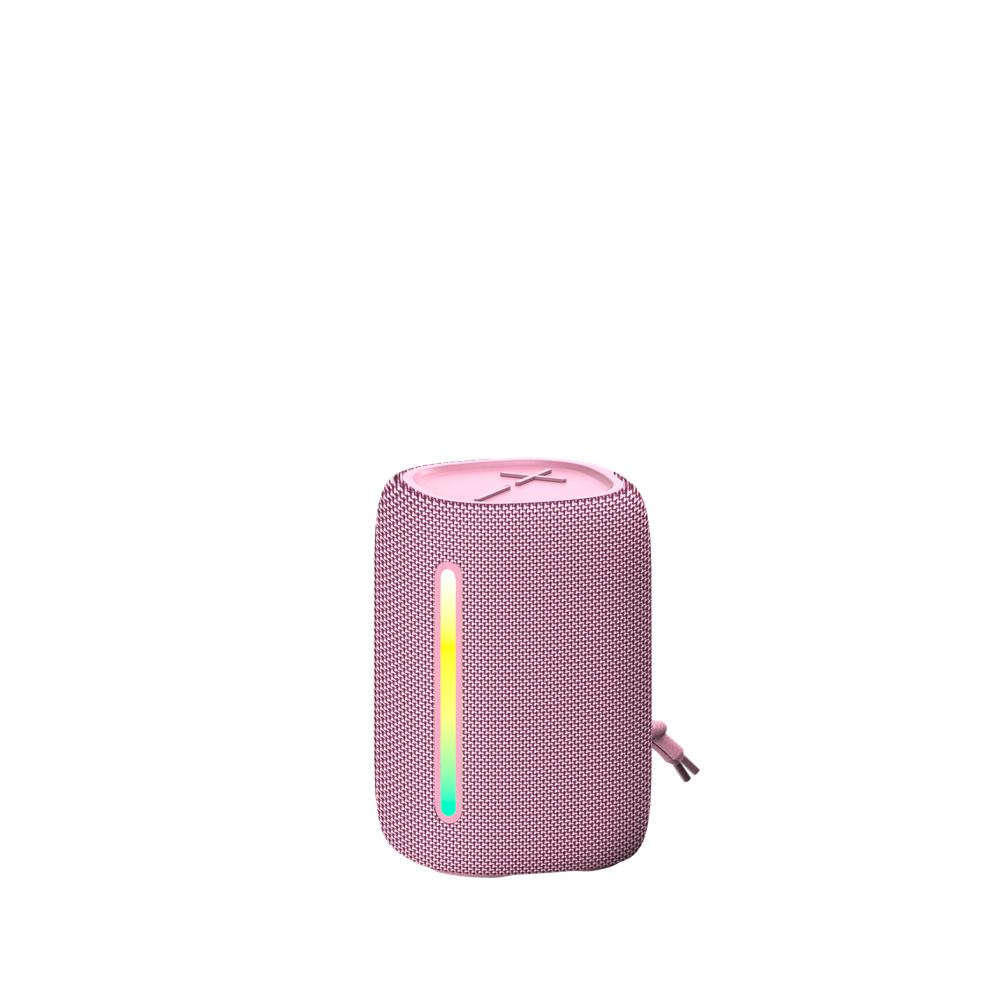 ALTAVOZ BLUETOOTH FOREVER BS-10 LED PINK COLOR ROSA