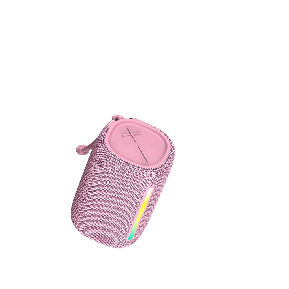 ALTAVOZ BLUETOOTH FOREVER BS-10 LED PINK COLOR ROSA