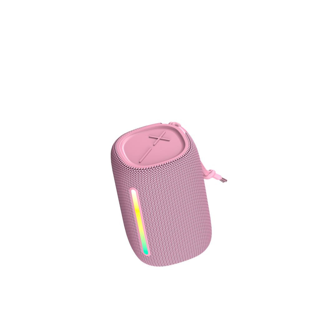 ALTAVOZ BLUETOOTH FOREVER BS-10 LED PINK COLOR ROSA