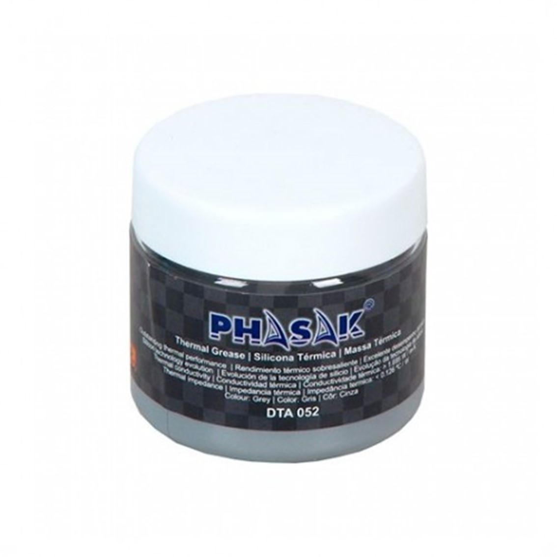 PASTA TERMICA PHASAK GRIS BOTE 50 GRAMOS DTA 052