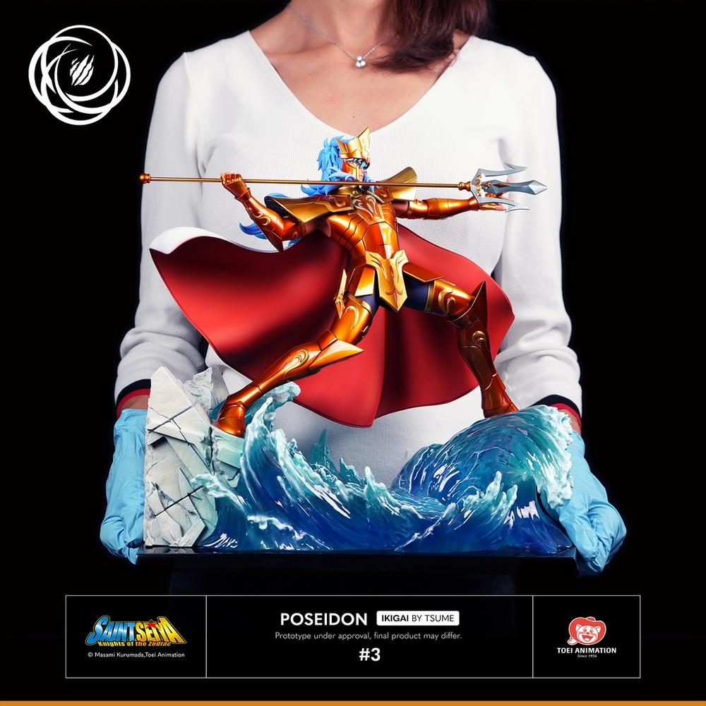FIGURA TSUME ART SAINT SEIYA POSEIDON RESINA ESCALA 1/6 IKIGAI