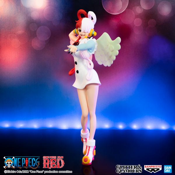 FIGURA BANPRESTO ONE PIECE FILM RED GLITTER & GLAMOURS UTA 22CM