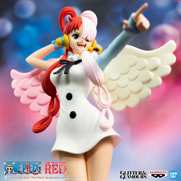 FIGURA BANPRESTO ONE PIECE FILM RED GLITTER & GLAMOURS UTA 22CM