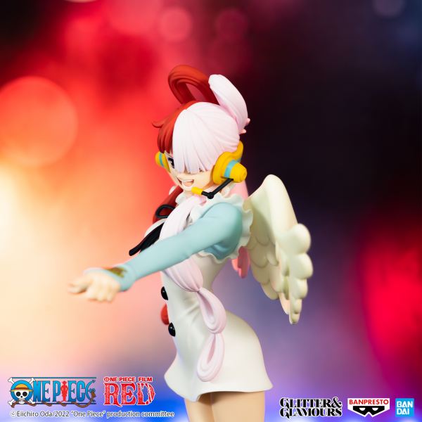 FIGURA BANPRESTO ONE PIECE FILM RED GLITTER & GLAMOURS UTA 22CM