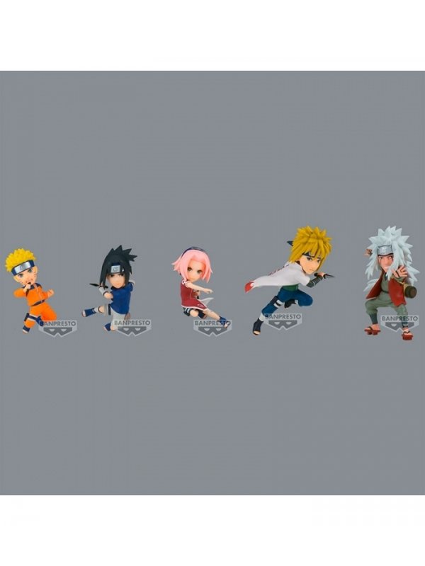 FIGURA BANPRESTO NARUTO WORLD COLLECTABLE FIGURE 1 UNIDAD ALEATORIA