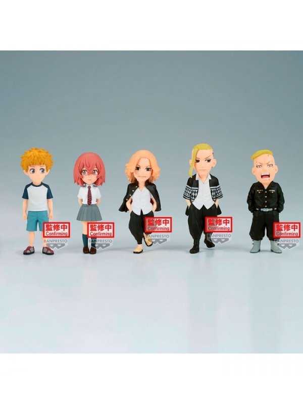 FIGURA BANPRESTO TOKYO REVENGERS WORLD COLLECTABLE BATTLE OF AUGUST 3RD ARC 1 12 UNIDADES 7CM