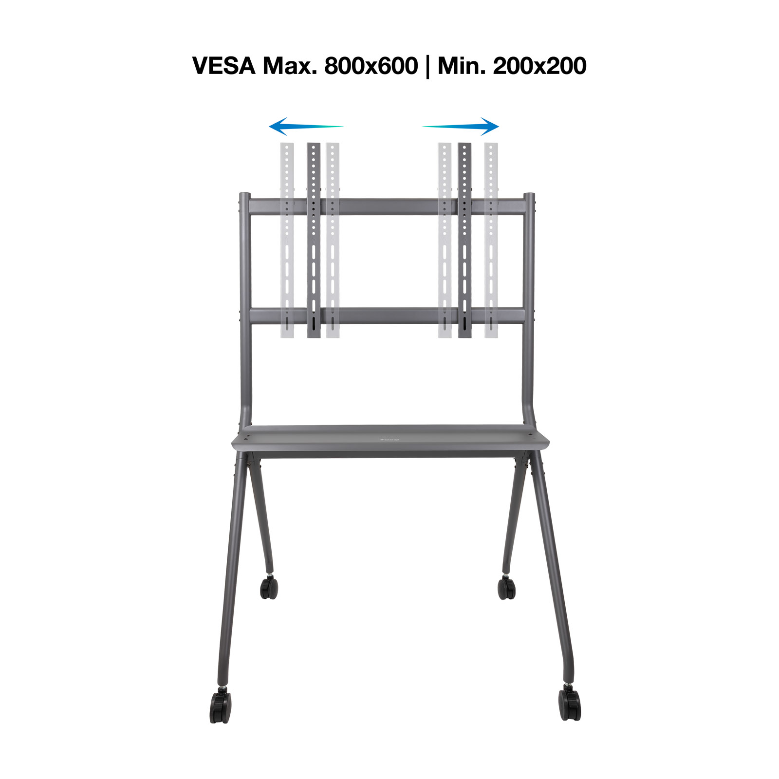 SOPORTE DE SUELO CON RUEDAS TOOQ FS20205M-B 50" - 86" CARGA MAXIMA 120KG